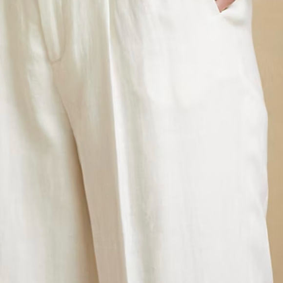 Ralph Lauren Purple Label collection women's Stamford Pleated 100% Linen Pant - Picture 4 of 16